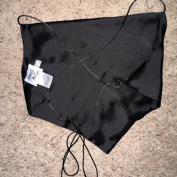 Princess Polly JULIA TOP BLACK - Picture 7 of 11